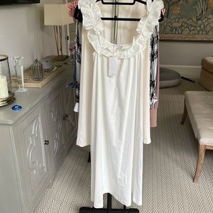 White cotton Mango dress